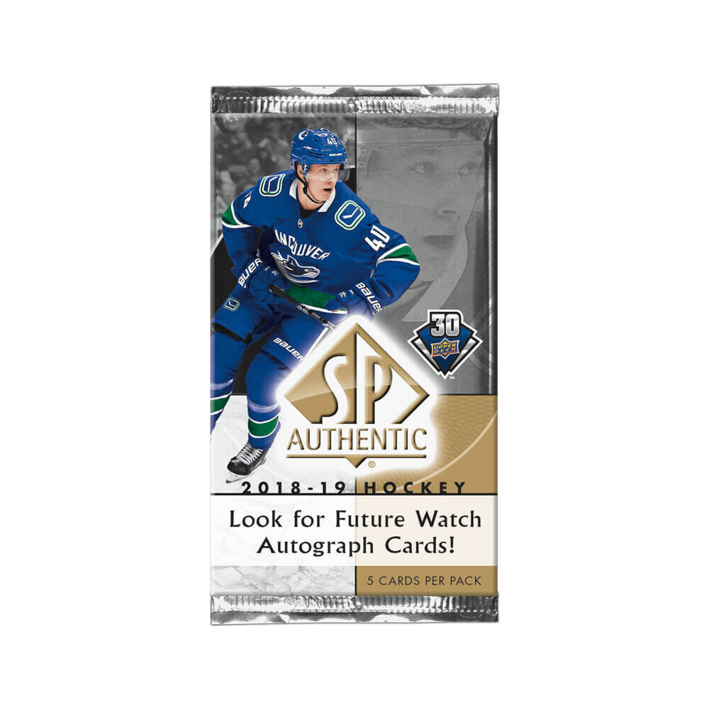 Upper Deck 2018-19 SP Authentic Hockey Hobby Box