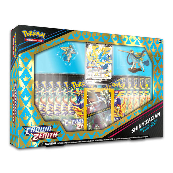 shin 3枚組限定盤 2タイトルセット Pokémon Crown Zenith Shiny Zacian Premium Figure Collection