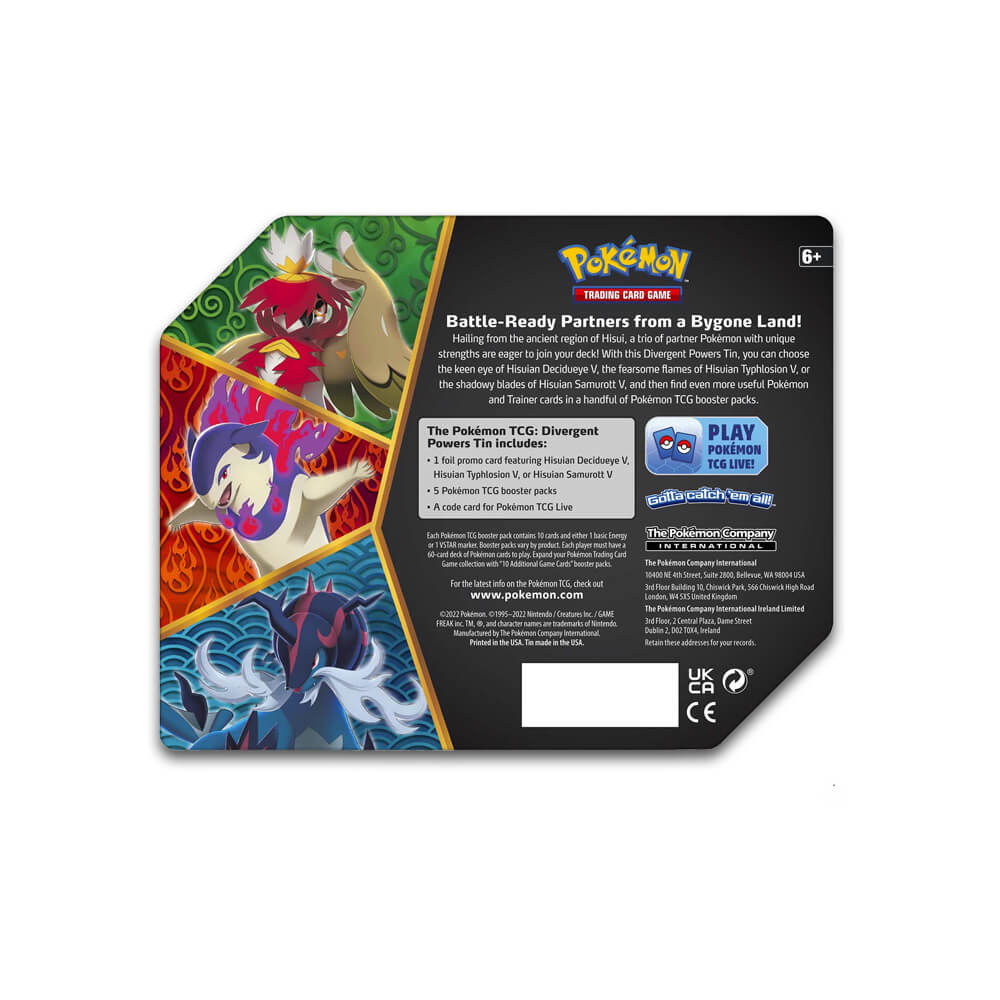 pokemon trading card game divergent powers tin Pokémon Divergent Powers Tin