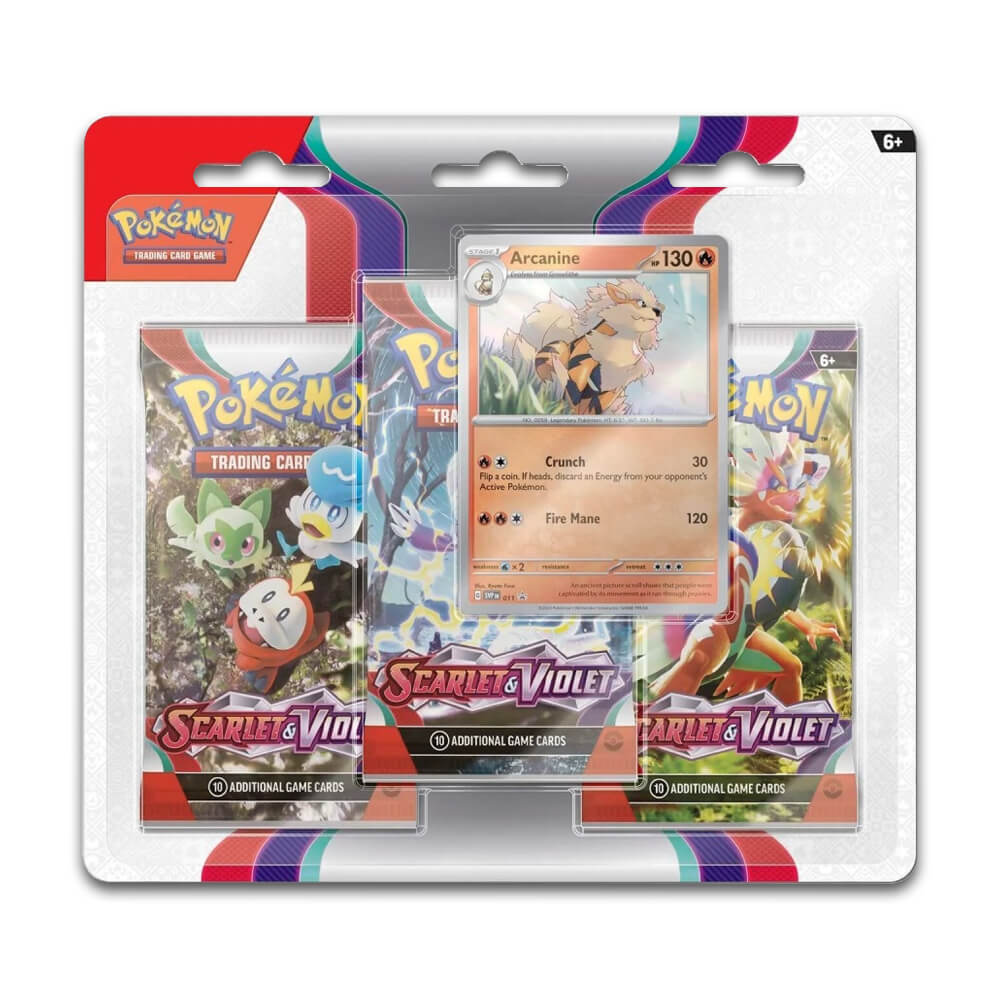 Pokémon Scarlet & Violet 3 Packs Blister
