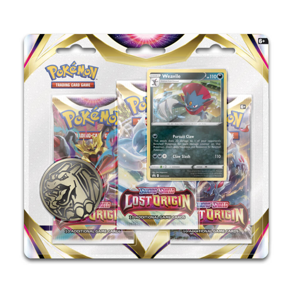 Pokémon Lost Origin 3 Packs Blister