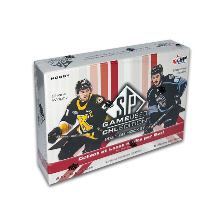 2021-22 Upper Deck SP Game Used CHL hockey Hobby Box