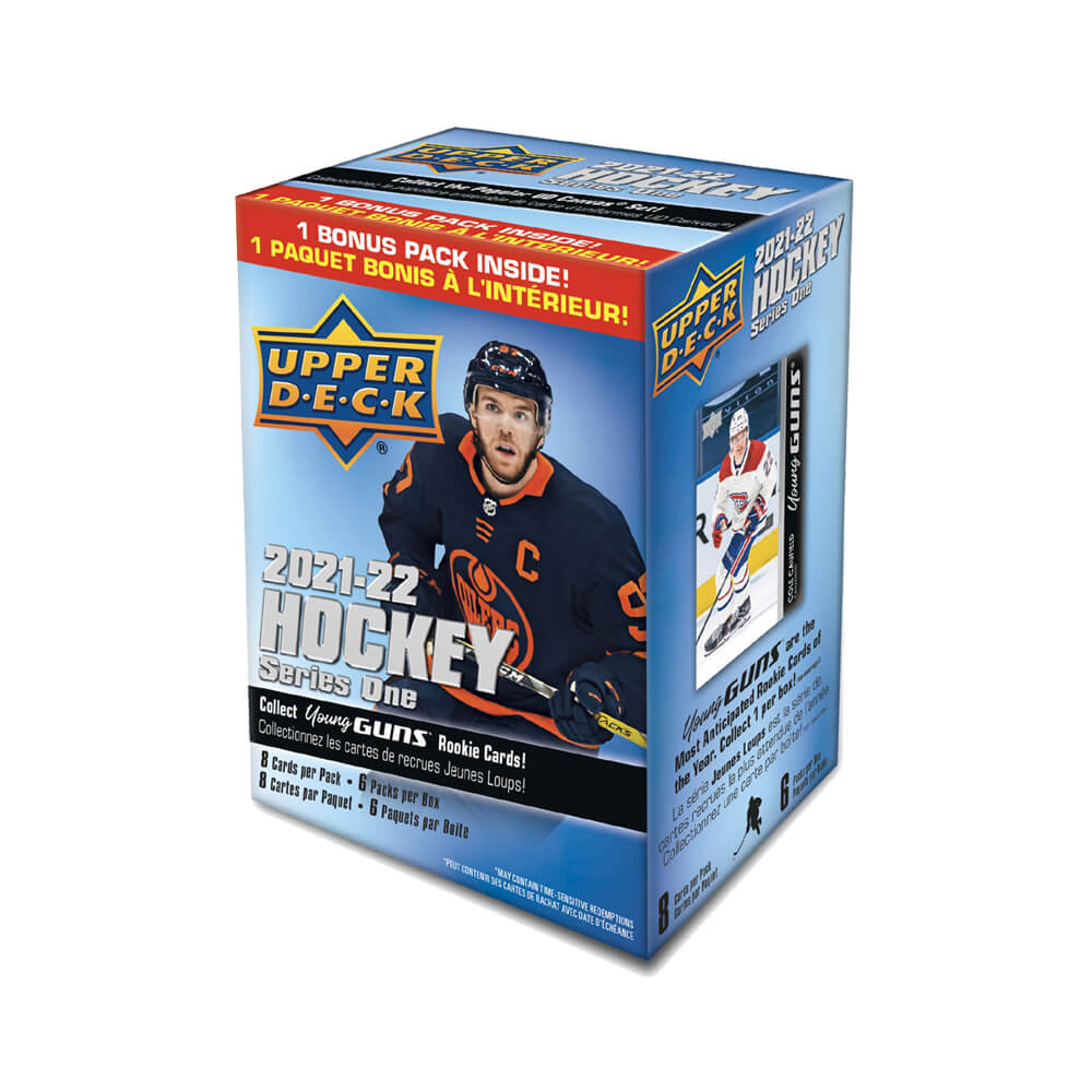 2021-22 Upper Deck Series 1 Hockey Blaster Box Retail