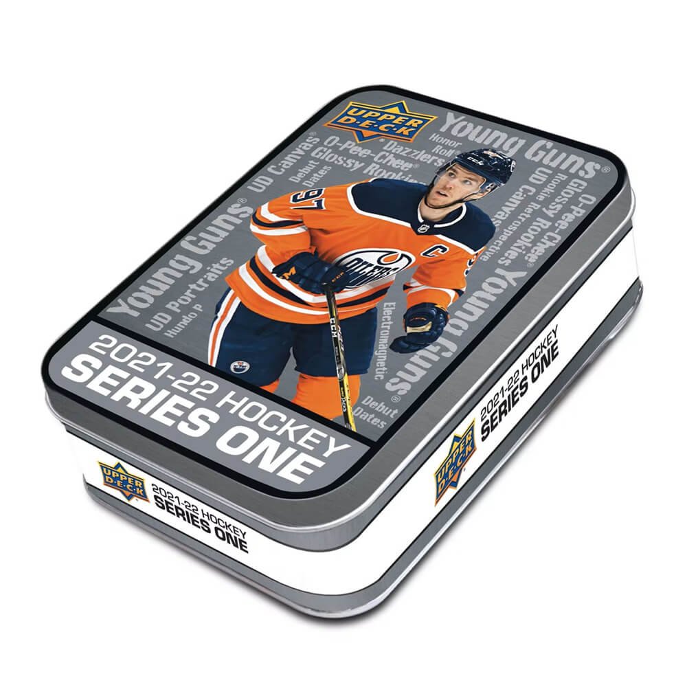 2021-22 Upper Deck Series 1 Hockey Tin Box