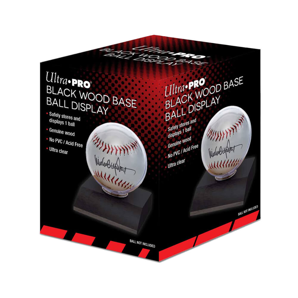 Ultra Pro Présentoir pour balle de baseball avec base de bois