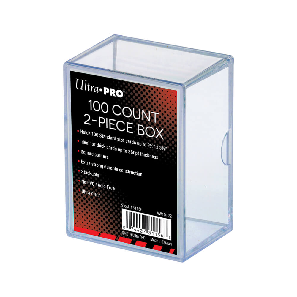 Transparent storage box (pack of 2)