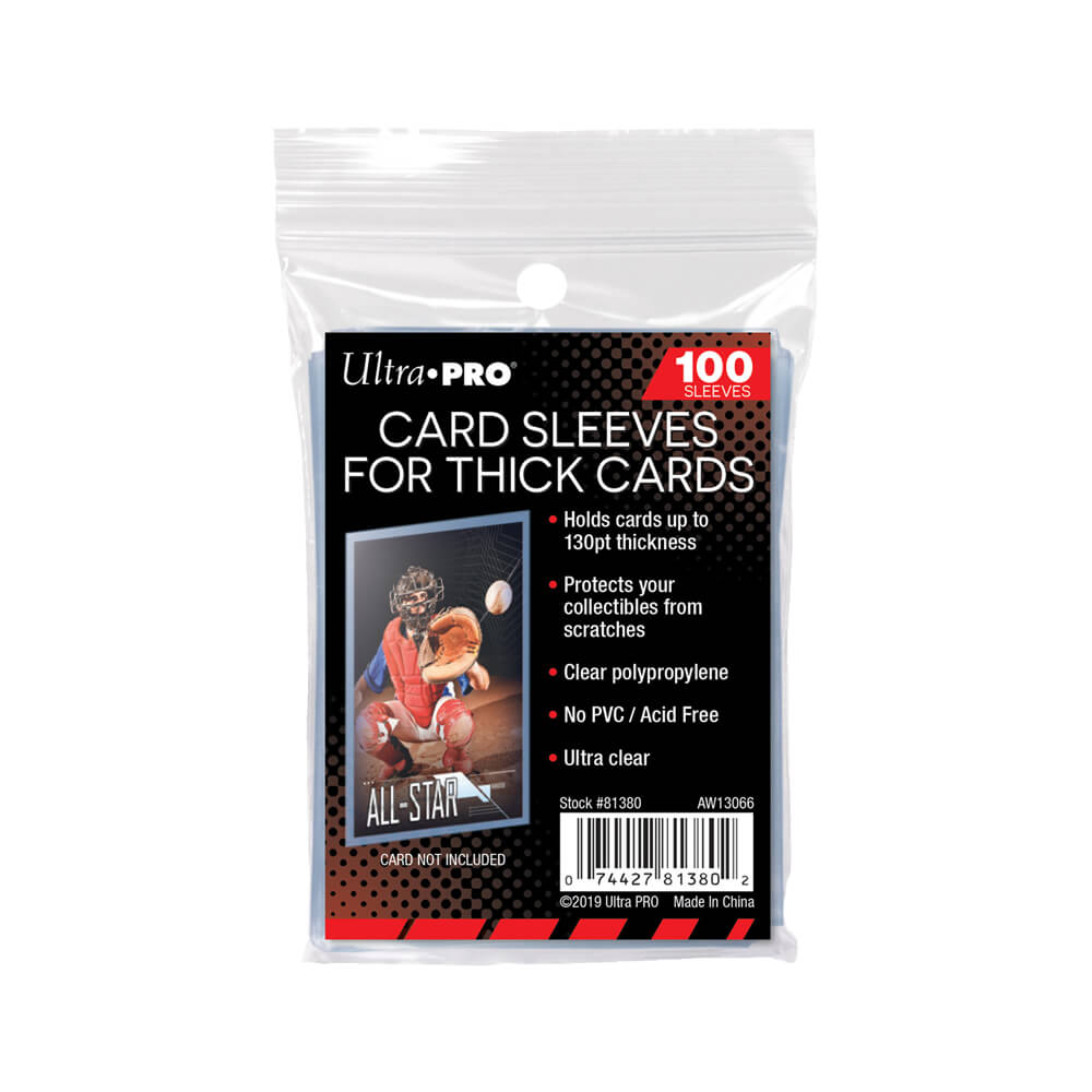 Ultra Pro ﻿Card Sleeves for Thick Cards 130 pt