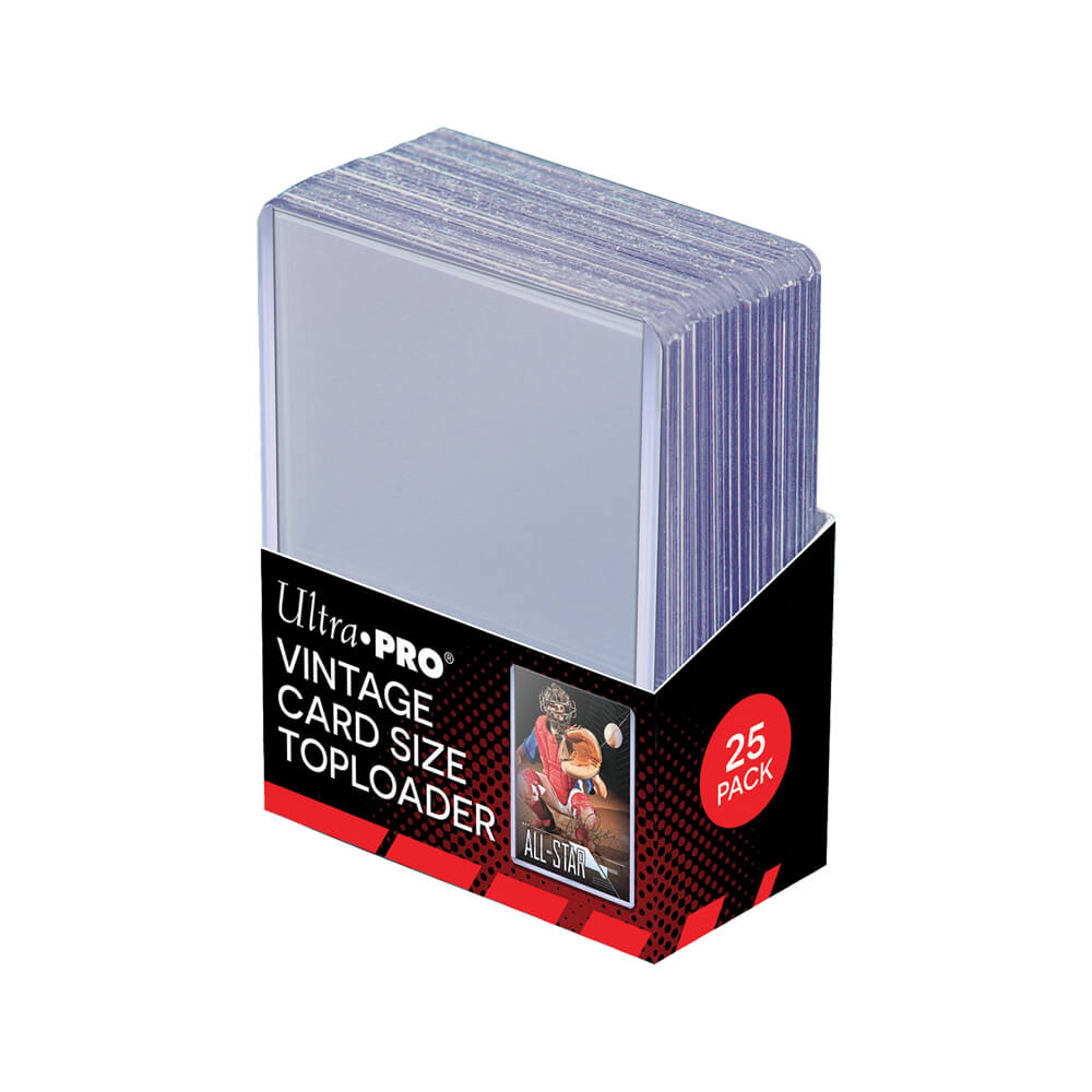 Ultra Pro Toploader pour carte vintage (paquet de 25)