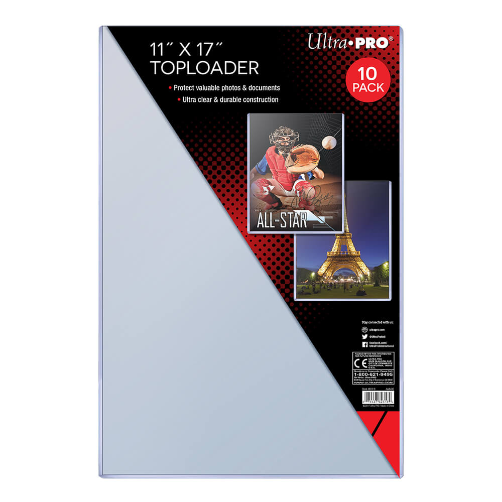 Ultra Pro Toploader 11" X 17" (paquet de 10)