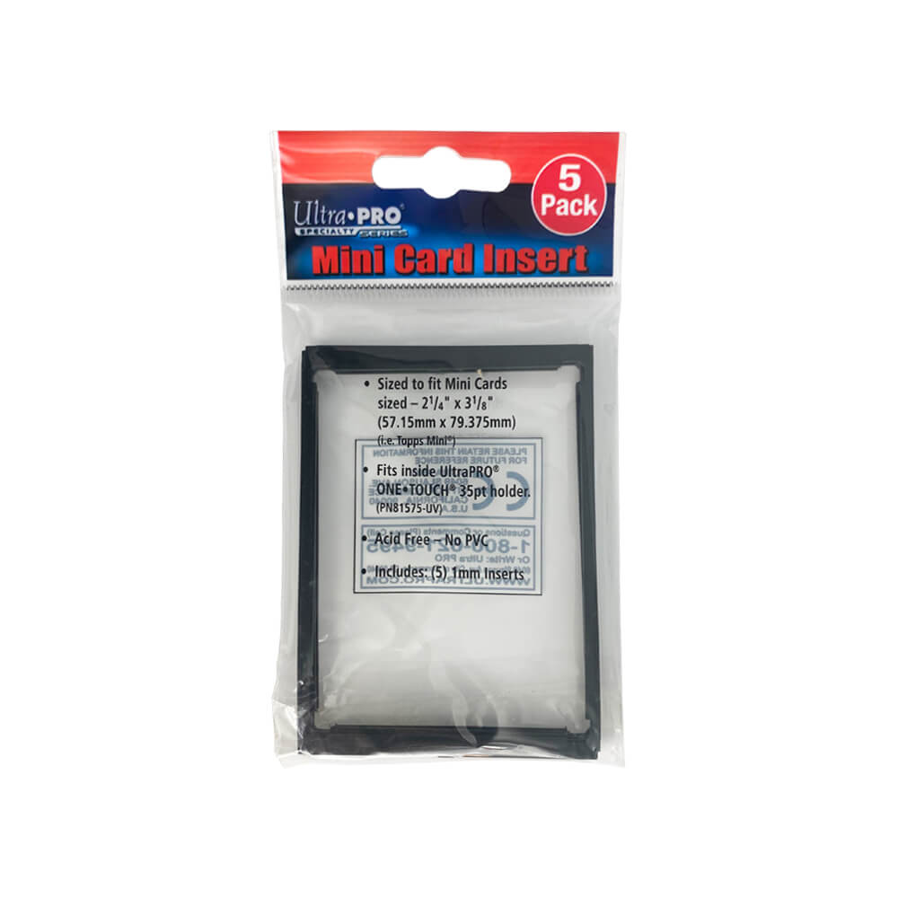 Ultra Pro Pack mini card frames for ONE-TOUCH card holders (pack of 5)