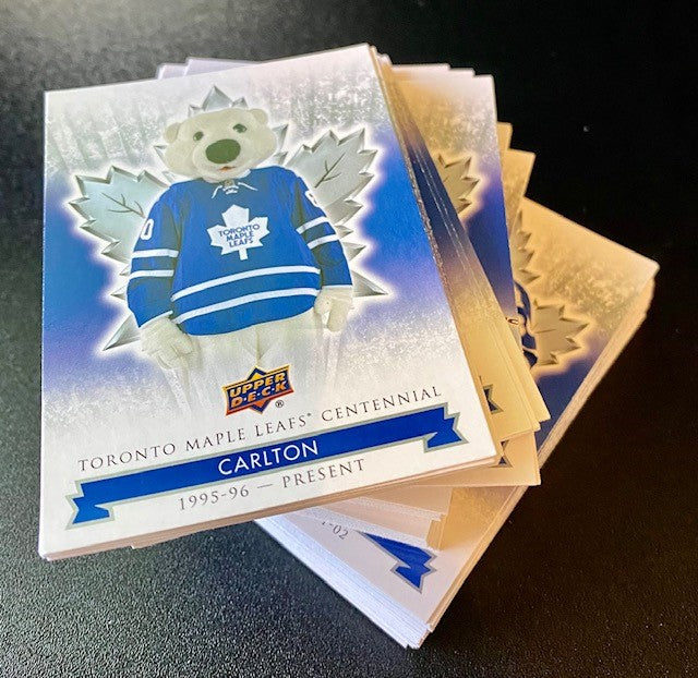 Full set of base cards 1-100 2017 Toronto Maple Leafs Centennial